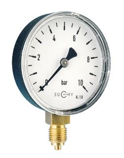 Suchy Pressure Gauges with Bourdon tube